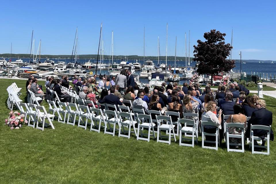 Lawn ceremony