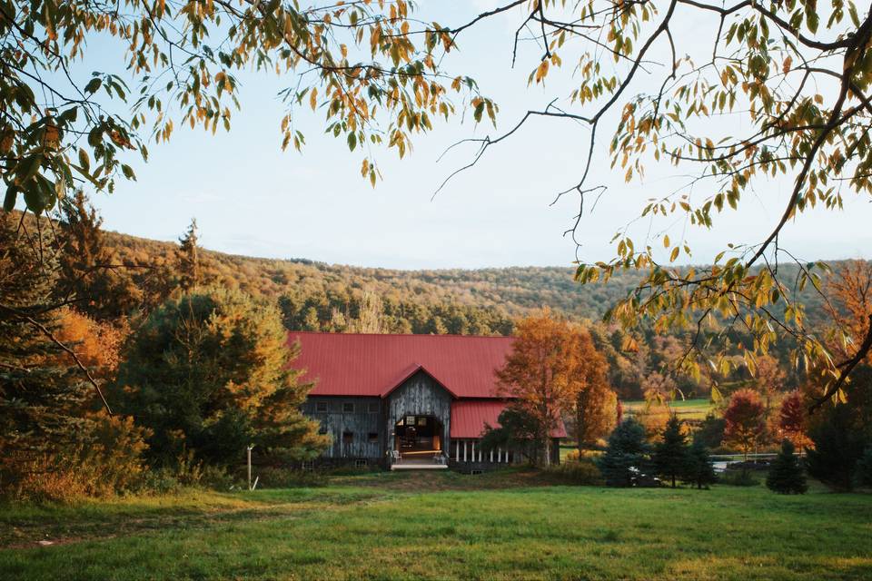 The Barn from the hill