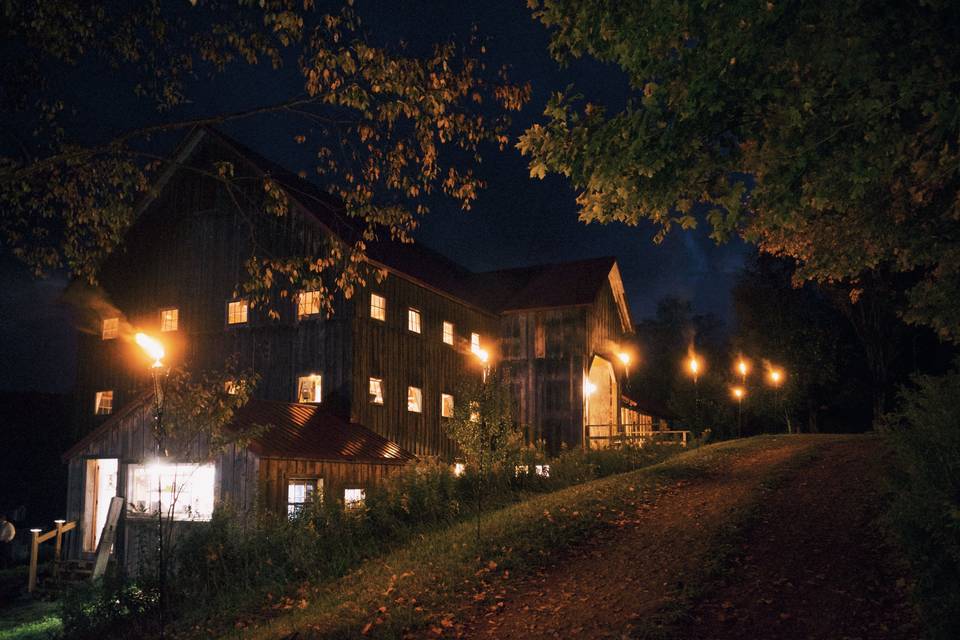 The Barn at Night