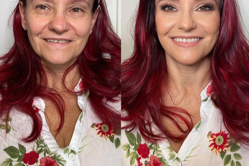 Mother before after