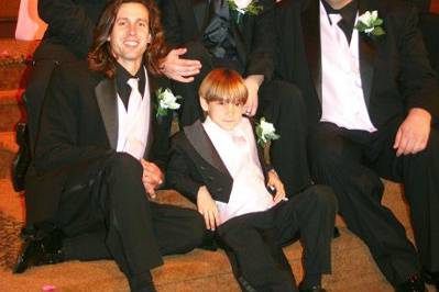 A Grooms has to have friends.