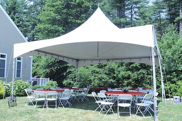 20'x20' White Marquee Tent
