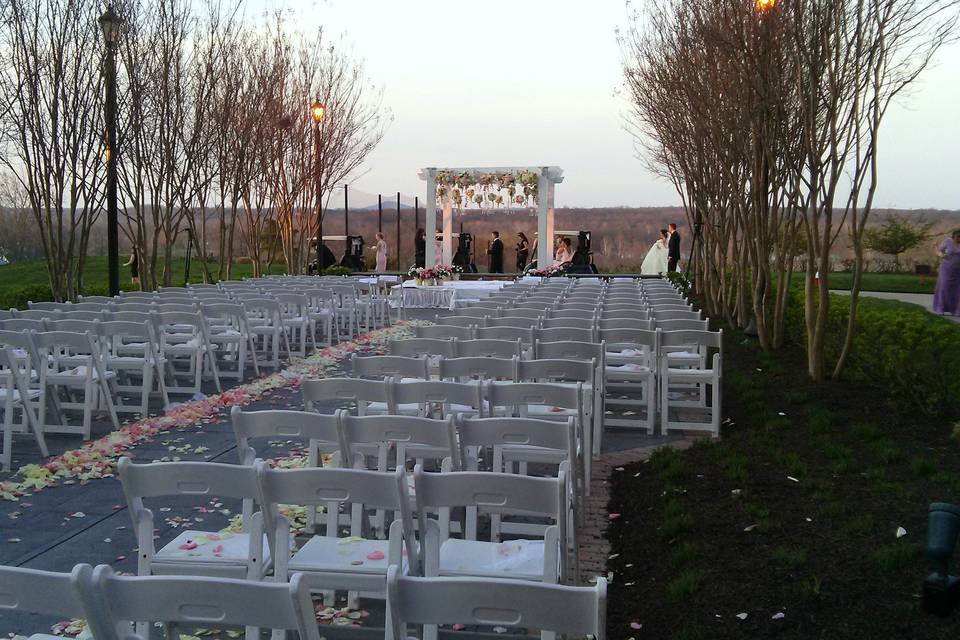 Outdoor Wedding Set Up