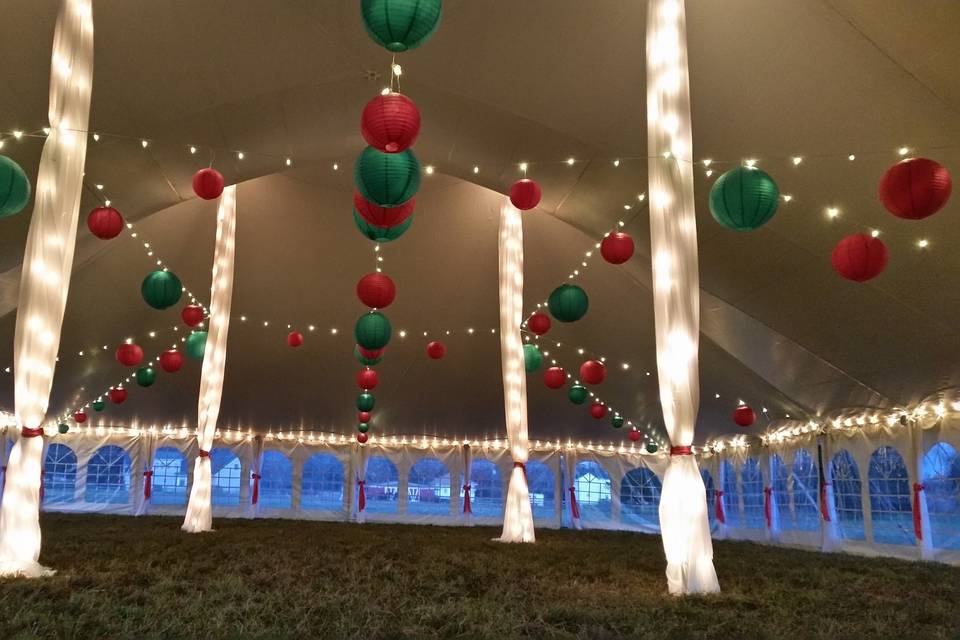 Tent's Lighting and Décor