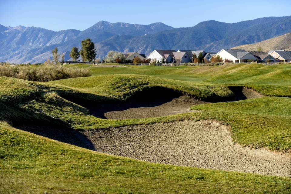 Sand Trap and Mountain View