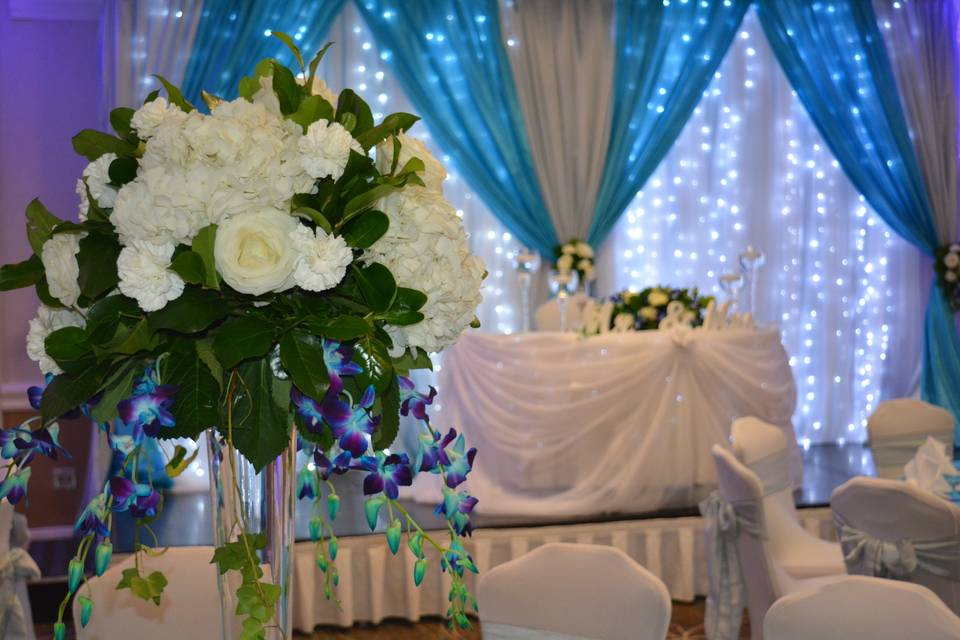 Sweetheart Table & Backdrop