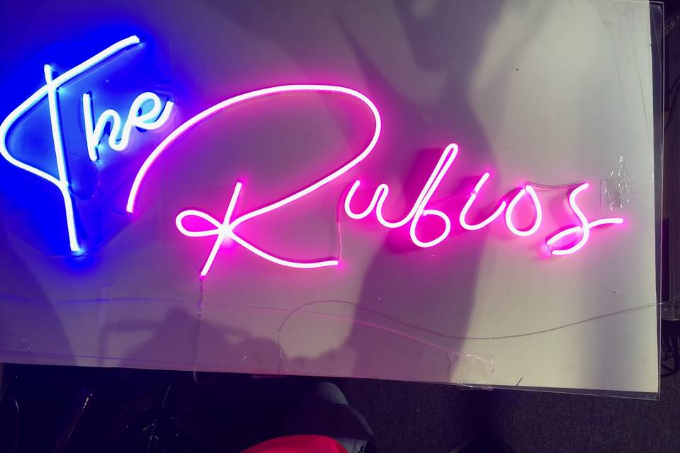 Customized neon signs