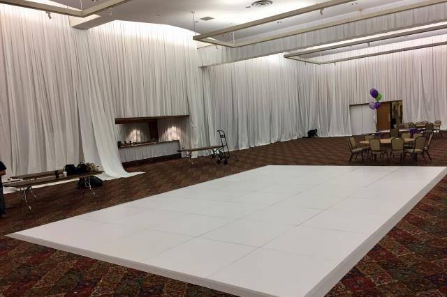 White Acrylic Dance Floor