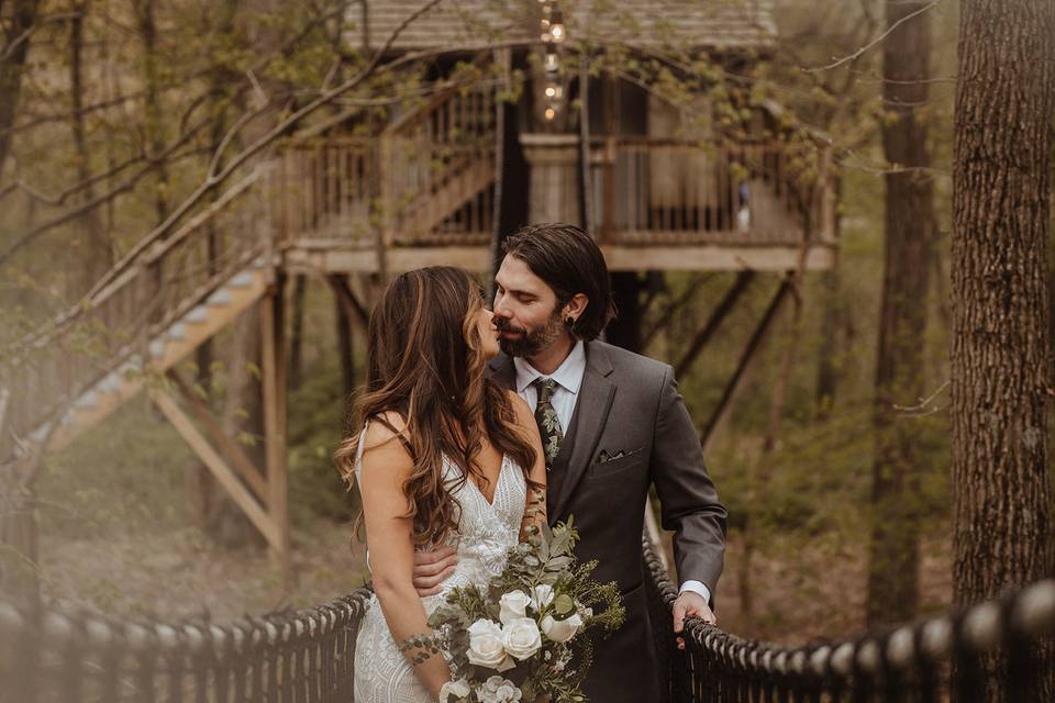 Tin shed treehouse