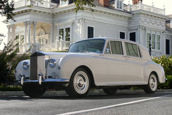 Black vintage car