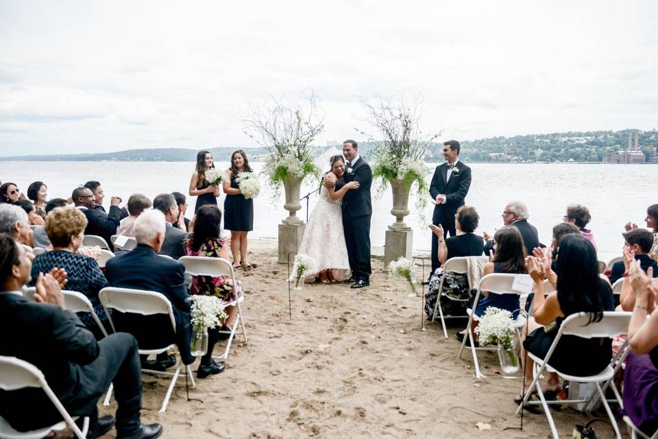 Beach wedding venue