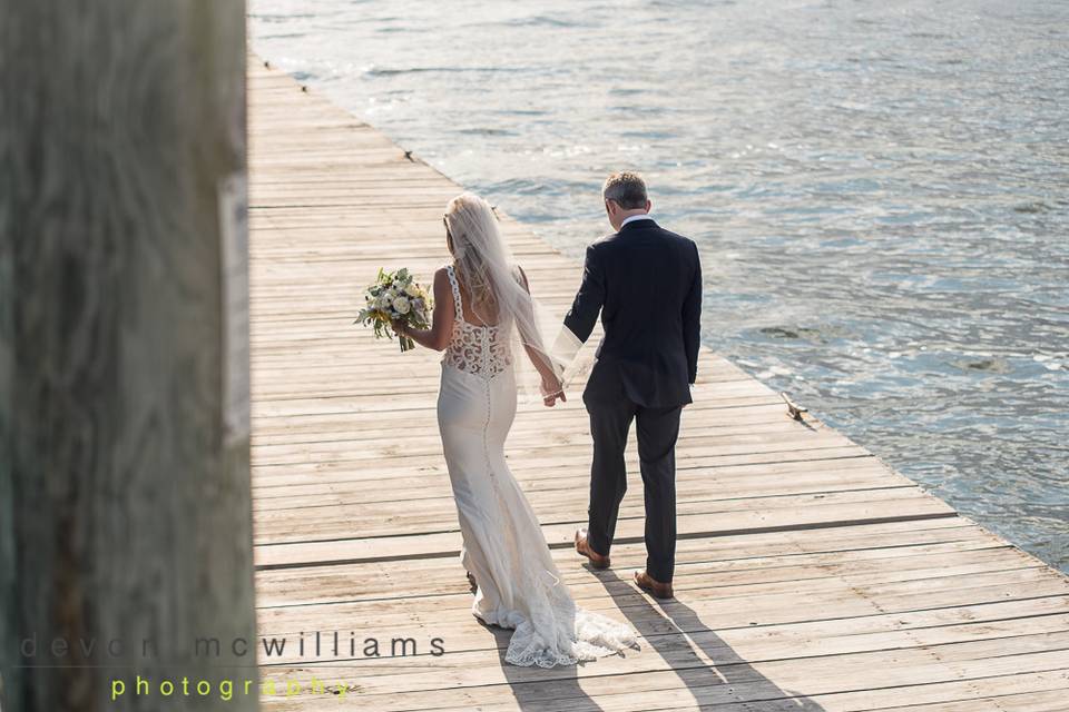 Walking on the dock