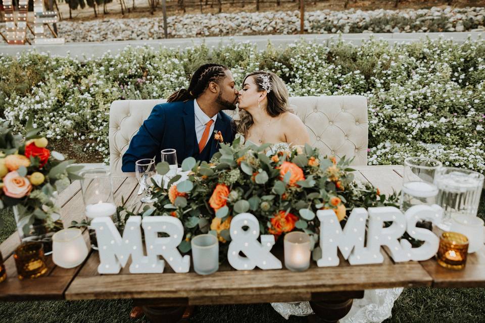 Sweetheart table