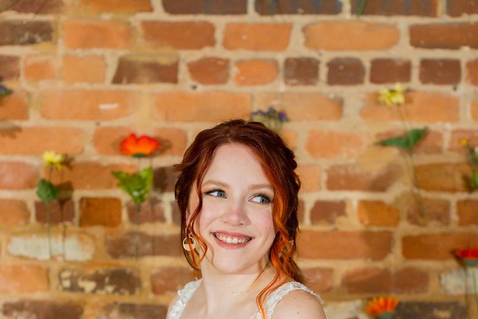 Beautiful Bride with bouquet