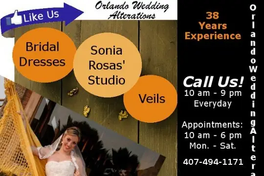 Orlando Wedding Alterations Reviews Orlando FL 10 Reviews