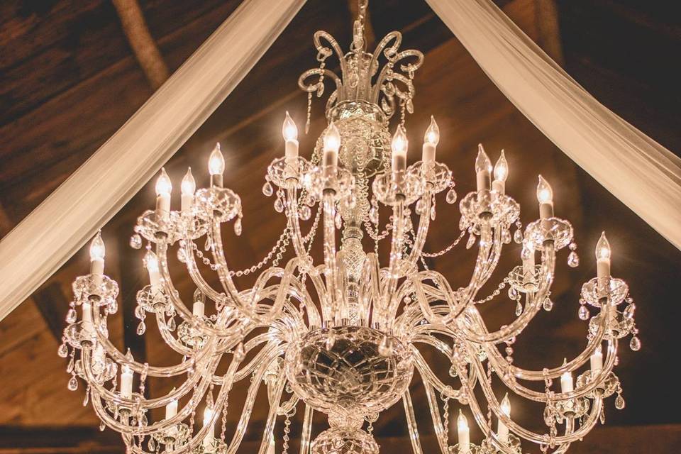 Sparkling chandelier