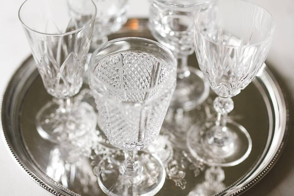 Glass Dinnerware Rental, Glass Dinner Plates & Bowls