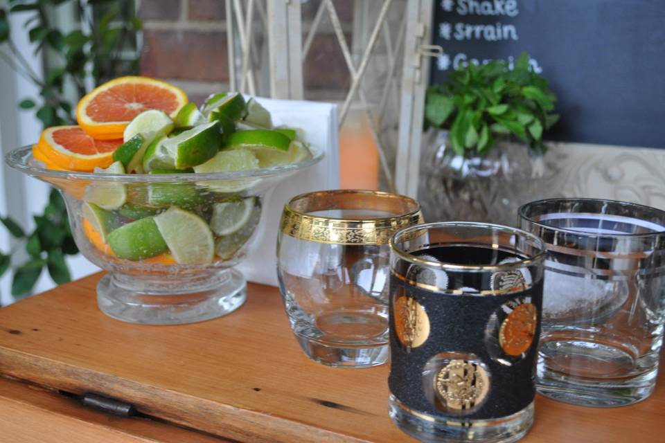 Citrus barware