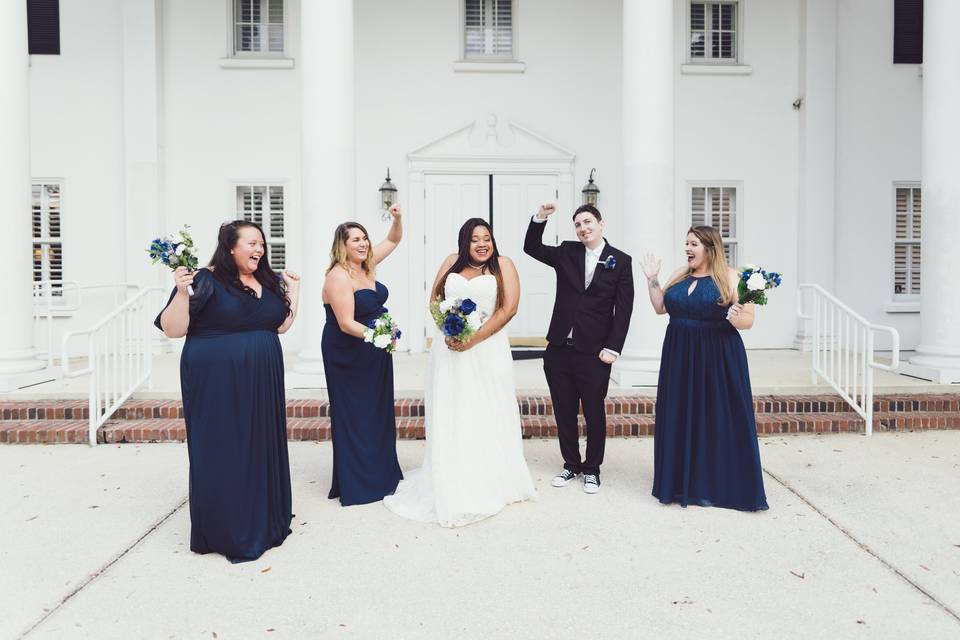 Bride's attendants