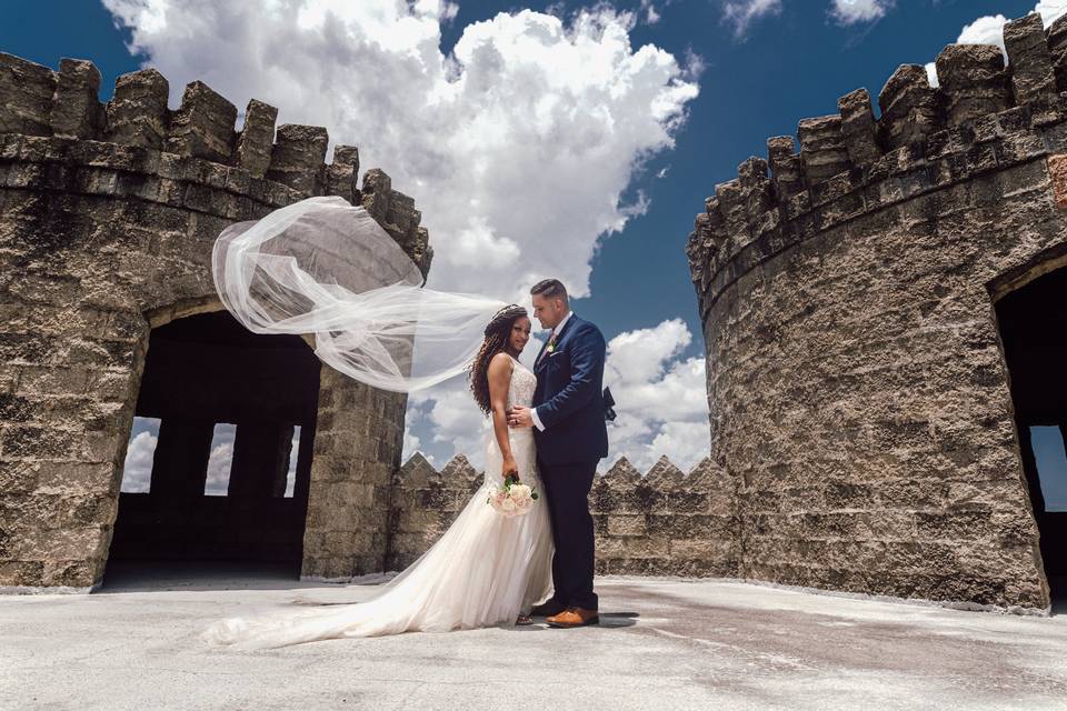 Couple on rooftop