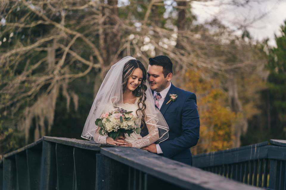 Couple on Bridge