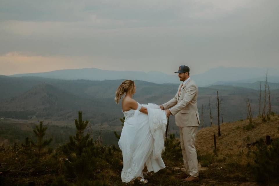 Bride and groom