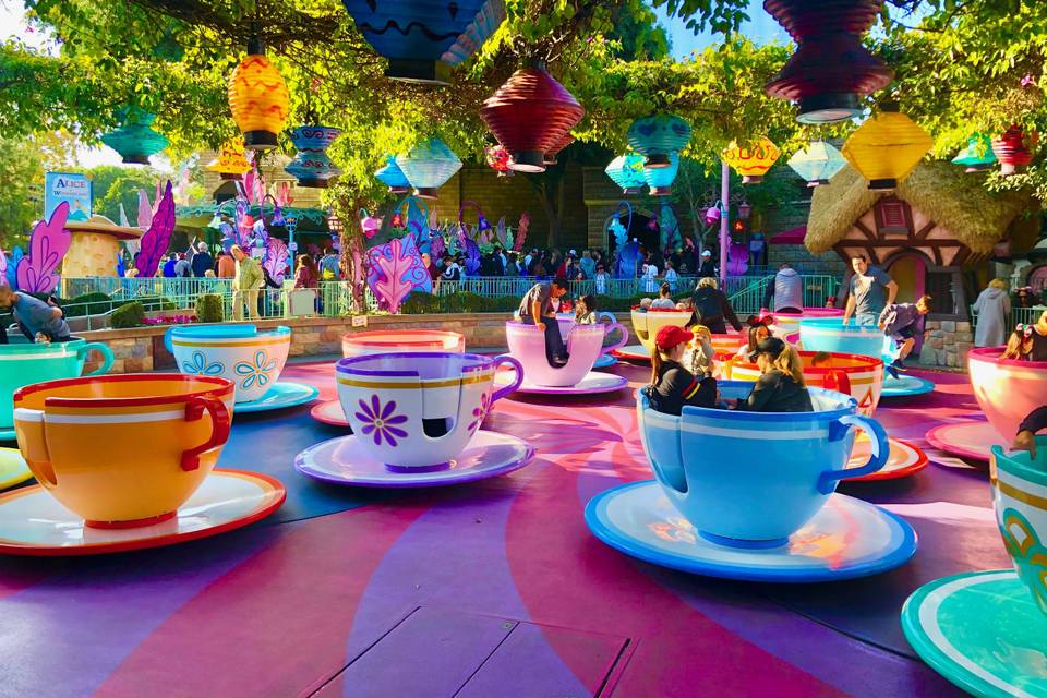 Teacups at Disneyland