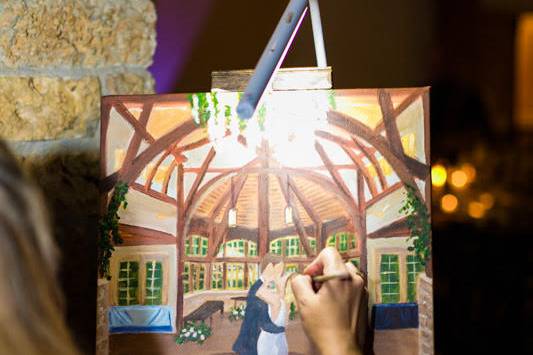 LIVE Painting - Camp Lucy