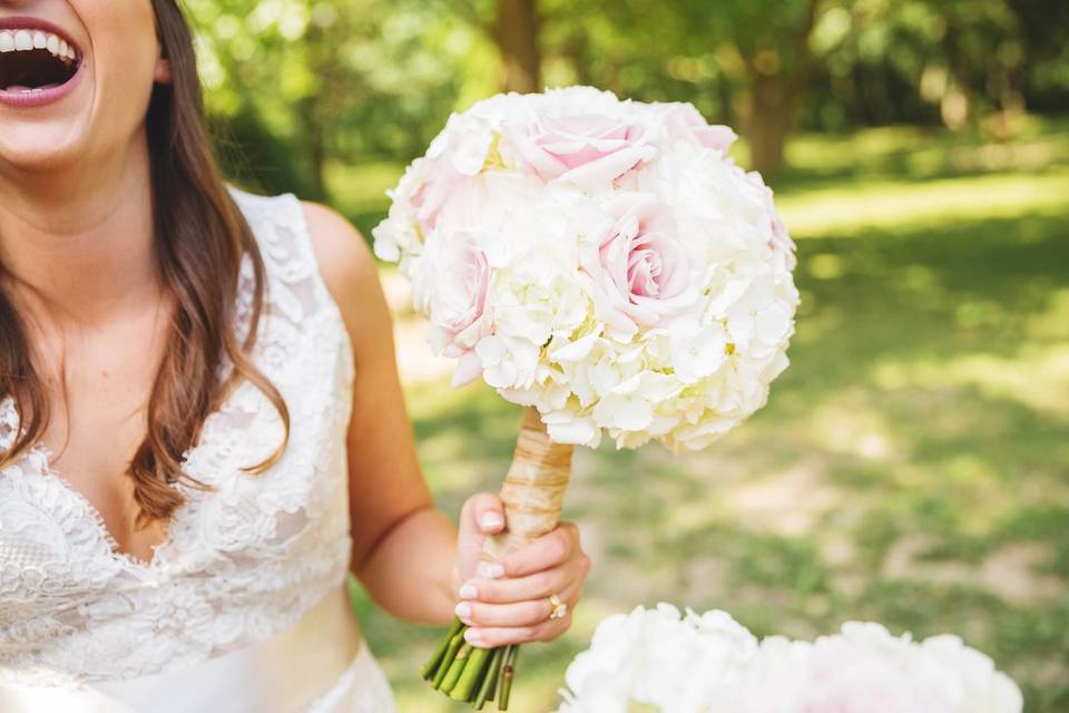 Round bouquets