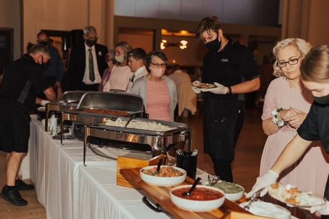 Street tacos / buffet lines