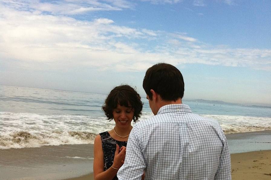 Ariel & Steve, 09/05/12 @ Carpinteria State Beach