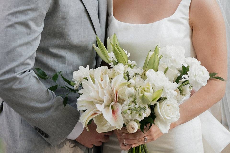 White Wedding Bouquet