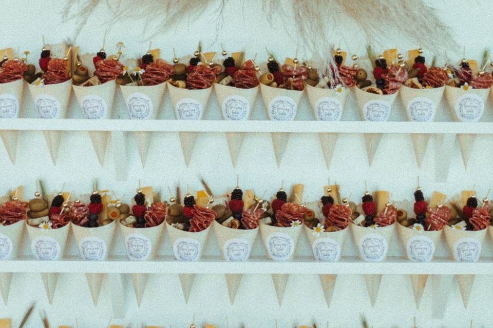 Charcuterie Cone Wall