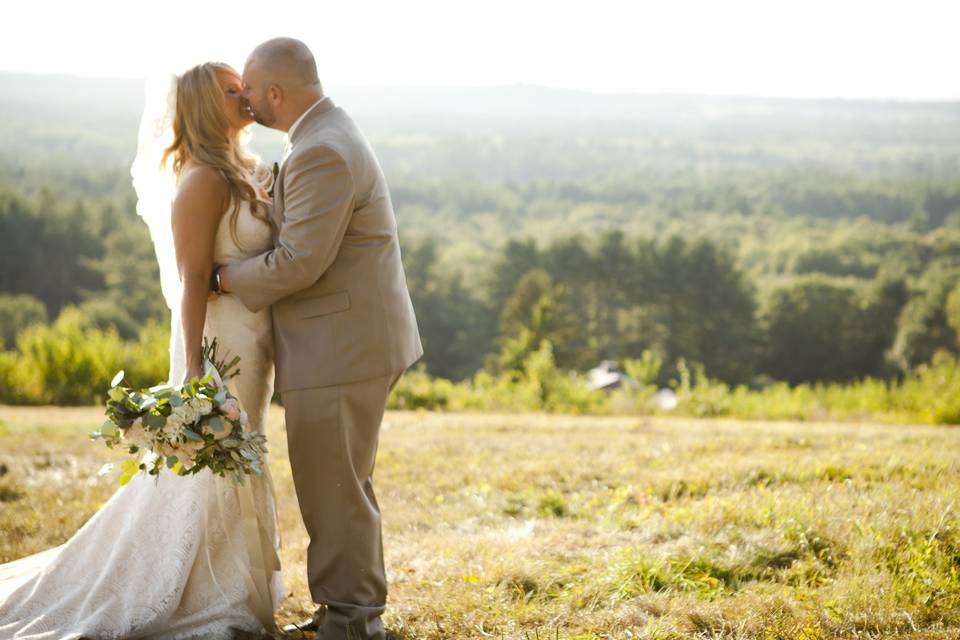 Couple kissing