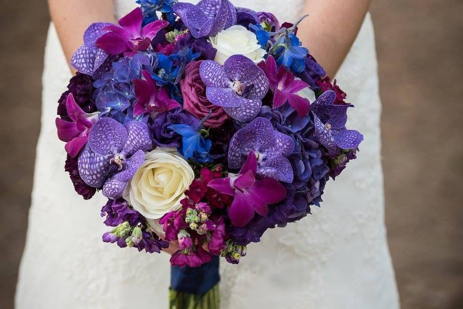 Deep purple bouquet