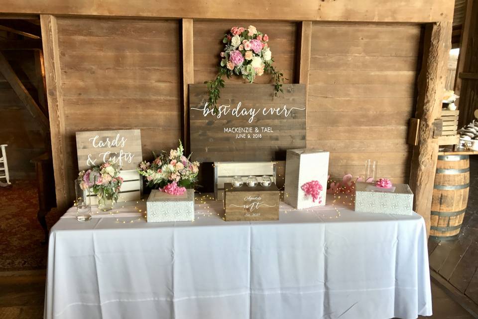 Wedding signs