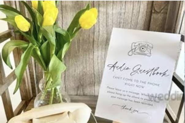 Audio guest book