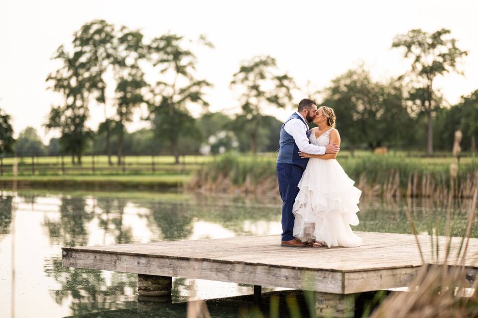 Wedding Dock Lake View