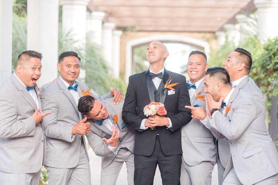A Groom and his Men