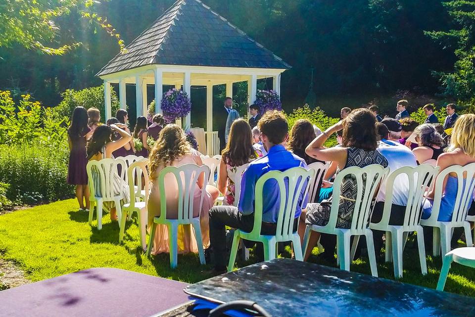 Outdoor ceremony