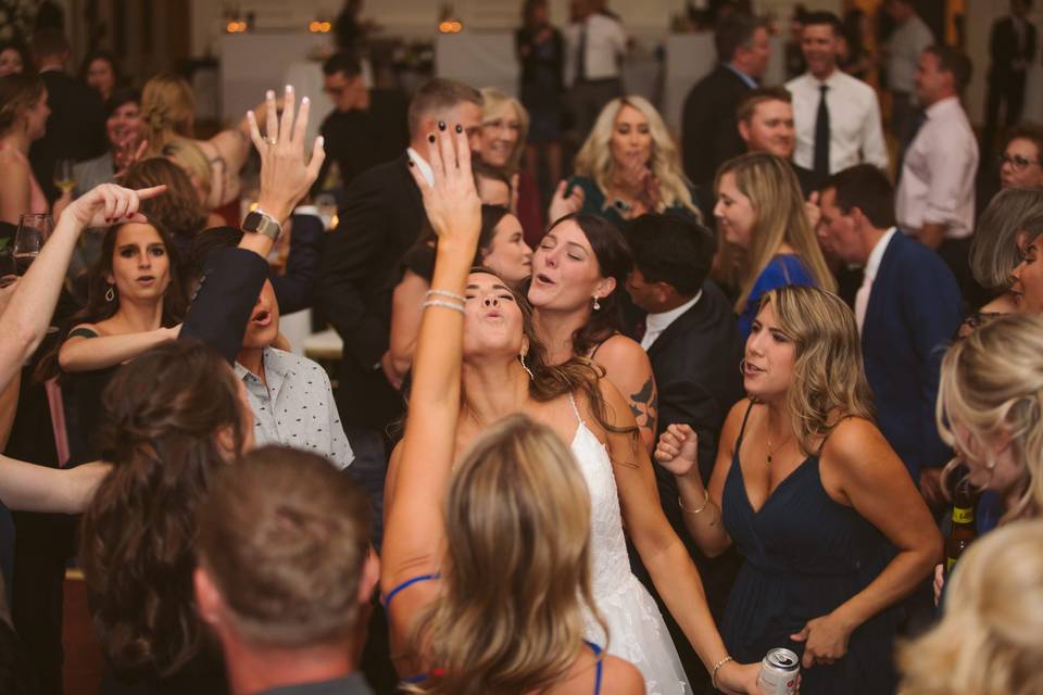 Bride on the dance floor