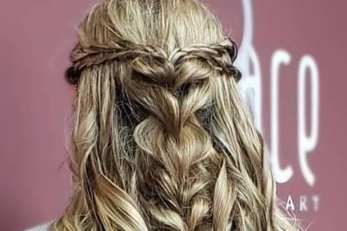 Braided hairstyle