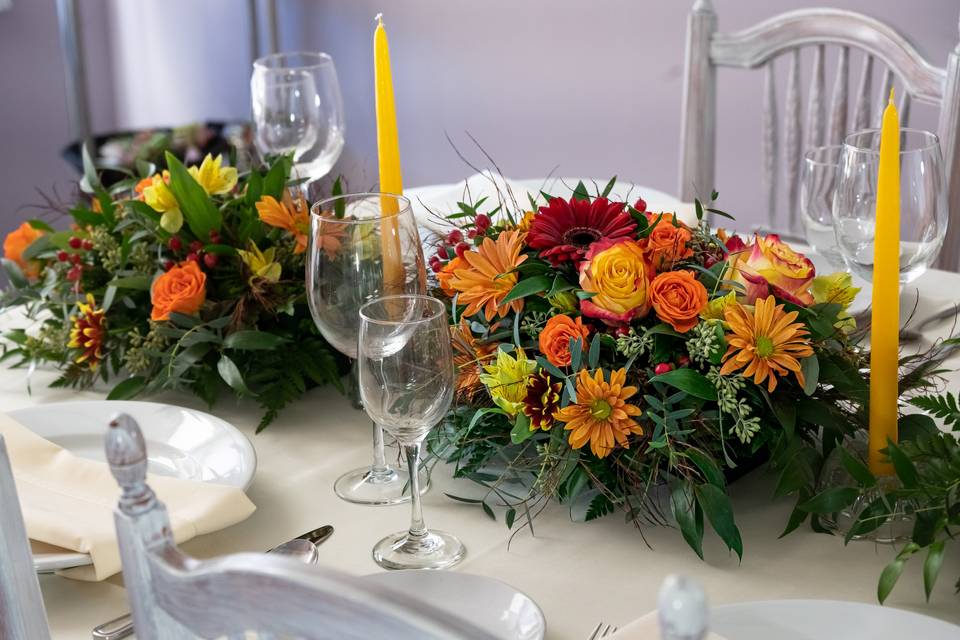 Autumnal Splendor table set