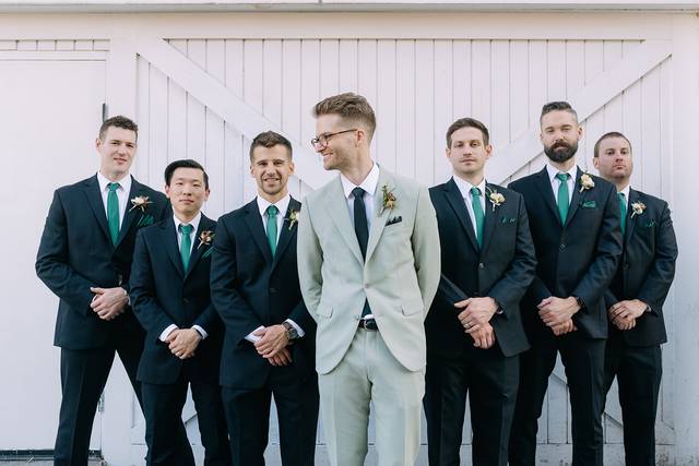 Groomsmen & Happy Groom