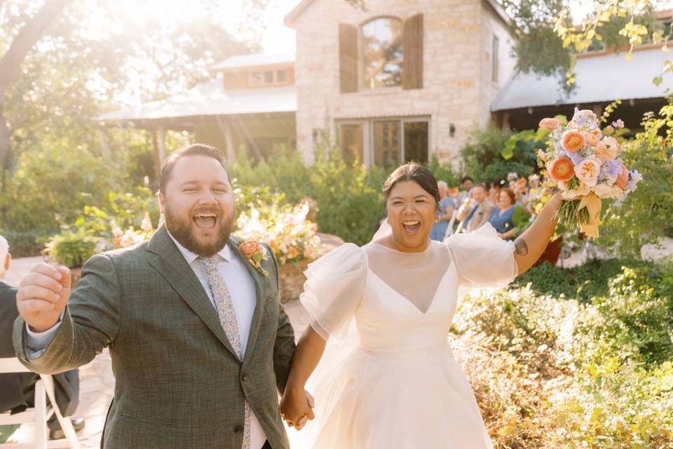 Ceremony in Courtyard