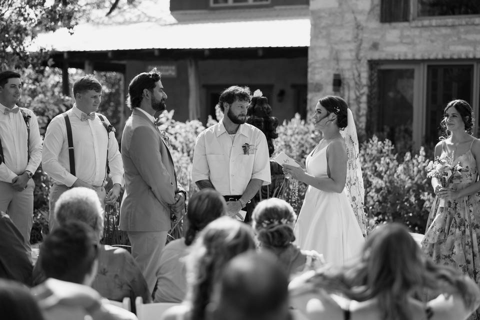 Ceremony at the Courtyard