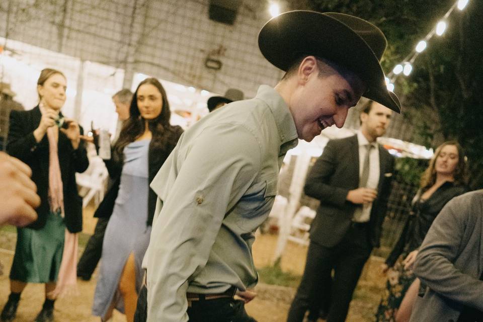 Reception at the Hideout