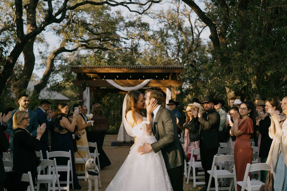 Ceremony at the Pergola