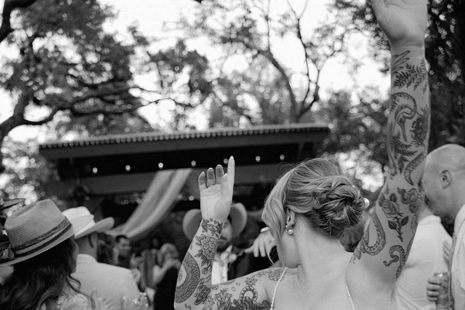 Ceremony at the Pergola