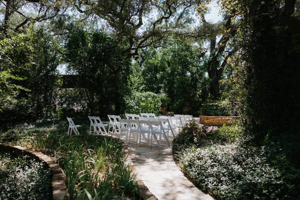 Wedding ceremony in Courtyard